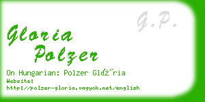 gloria polzer business card
